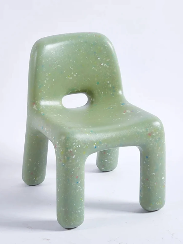 Children's Small Chair Dining Table and Chair Small Stool Bench Kindergarten Baby Writing Low Stool Household Armchair
