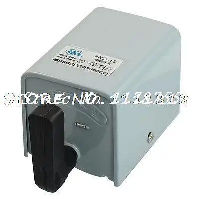 

HY2-15A Forward Stop Reversing Cam Starter Change Over Switch 380VAC 15A