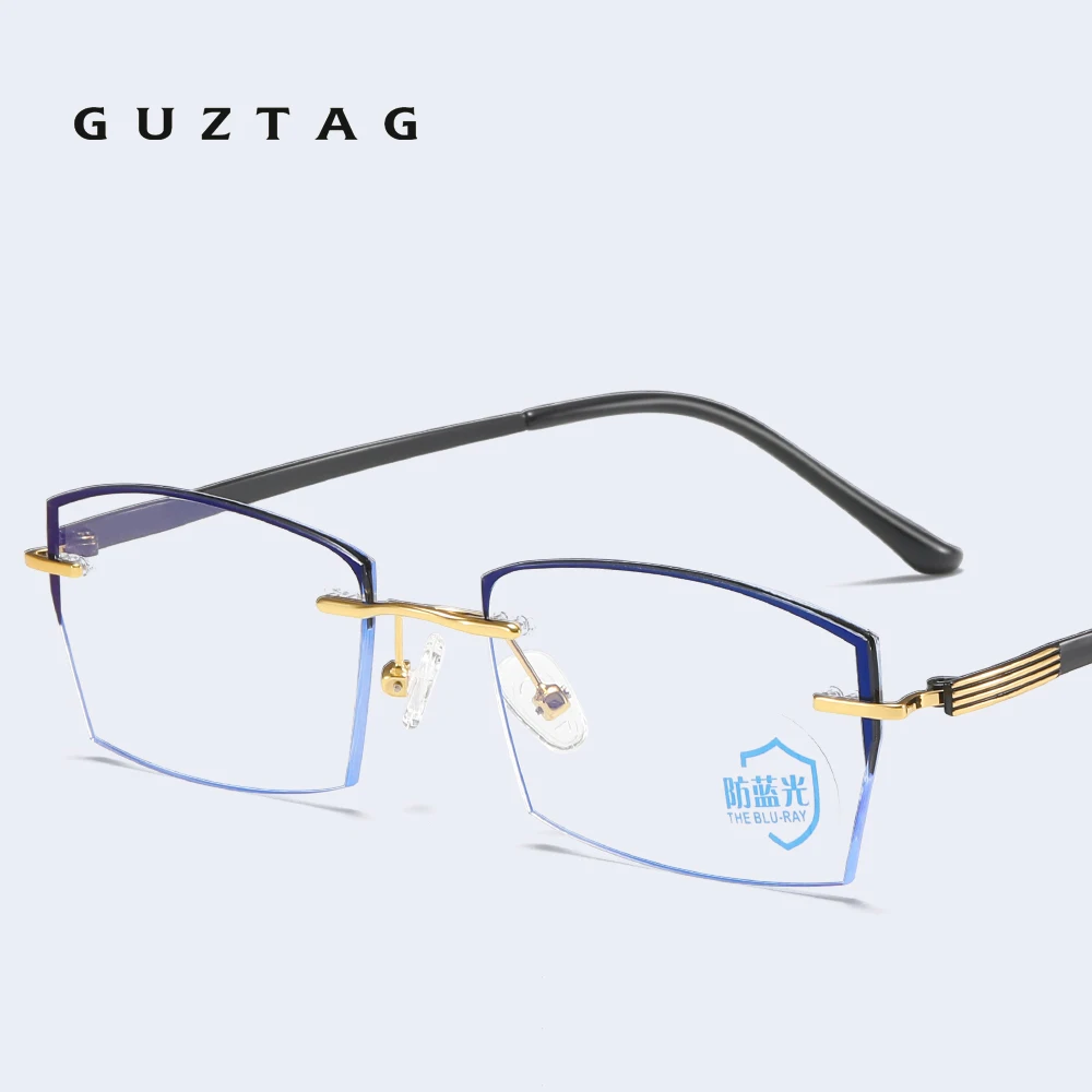

Бренд GUZTAG, очки унисекс с защитой от сисветильник, винтажные круглые фотохромные компьютерные оптические очки в оправе для мужчин, женщин и мужчин