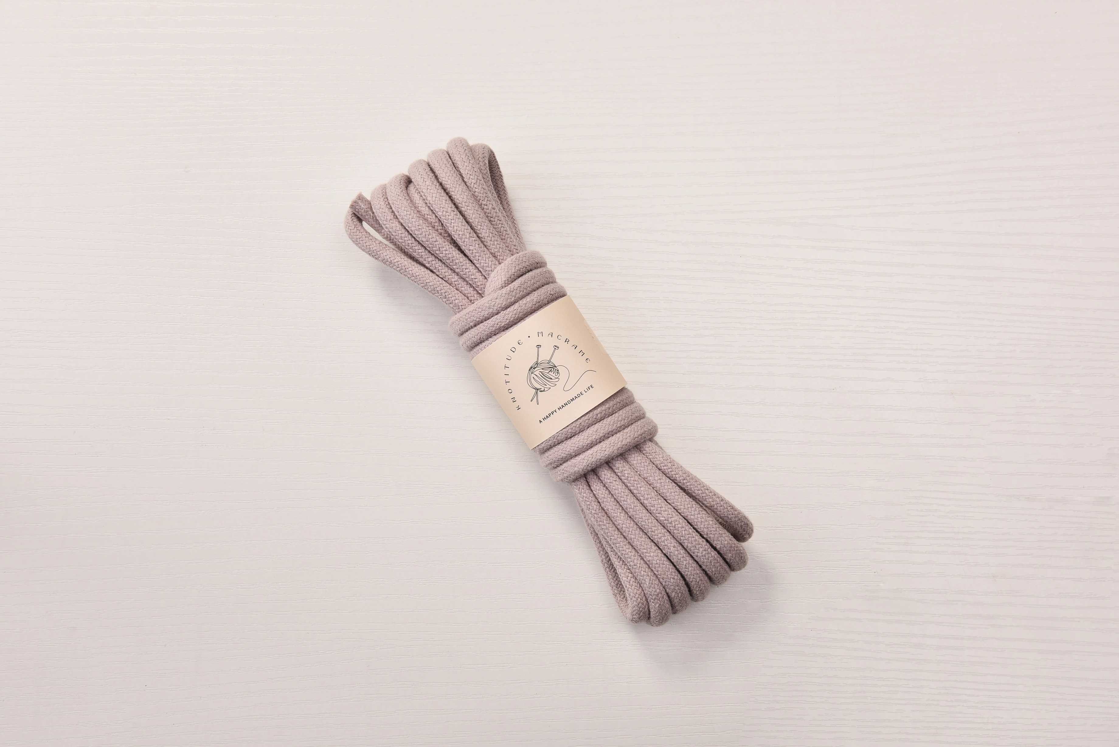 Vibrant 6mm Cotton Braid Cord - 5 Meters