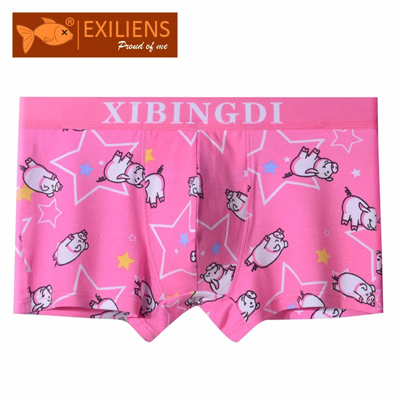 EXILIENS Brand Pink Color Cotton Boxer Men Underwear Bermuda Ropa Interior  Mens Boxers Cuecas Masculinas Man Calzoncillos M-XXL - AliExpress