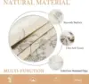 Print Cotton Linen Tablecloth Rustic Garden Natural Botanical Decorative Table Cover for Kitchen Dining Spring Summer Picnic 3