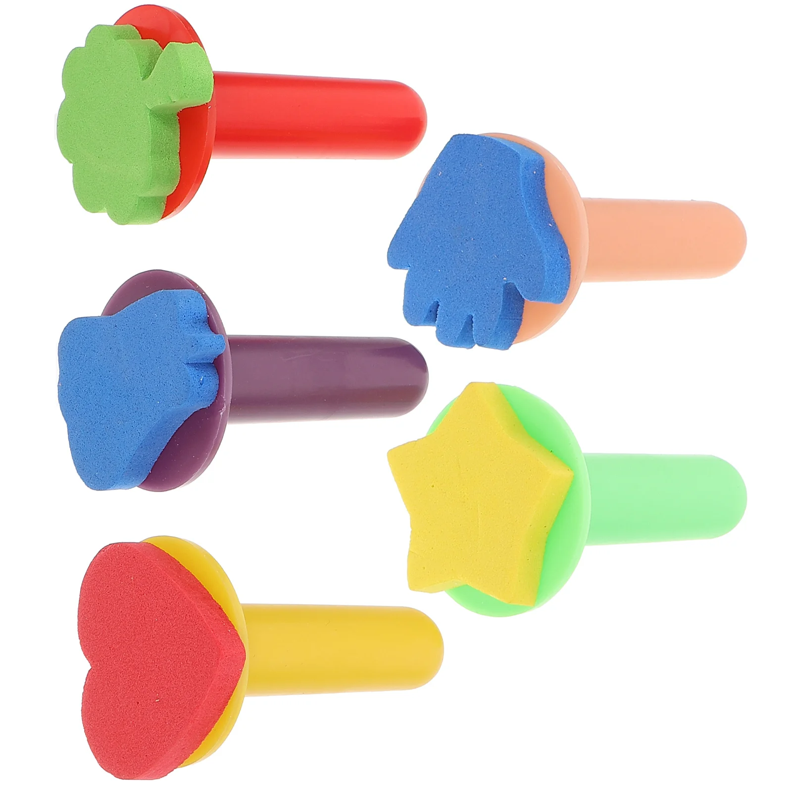 

Kid Sponge Paint Brush Painting Sponges Painting Stamper Drawing Sponge Stamper Art Supplies Gifts for Kids Toddlers Random