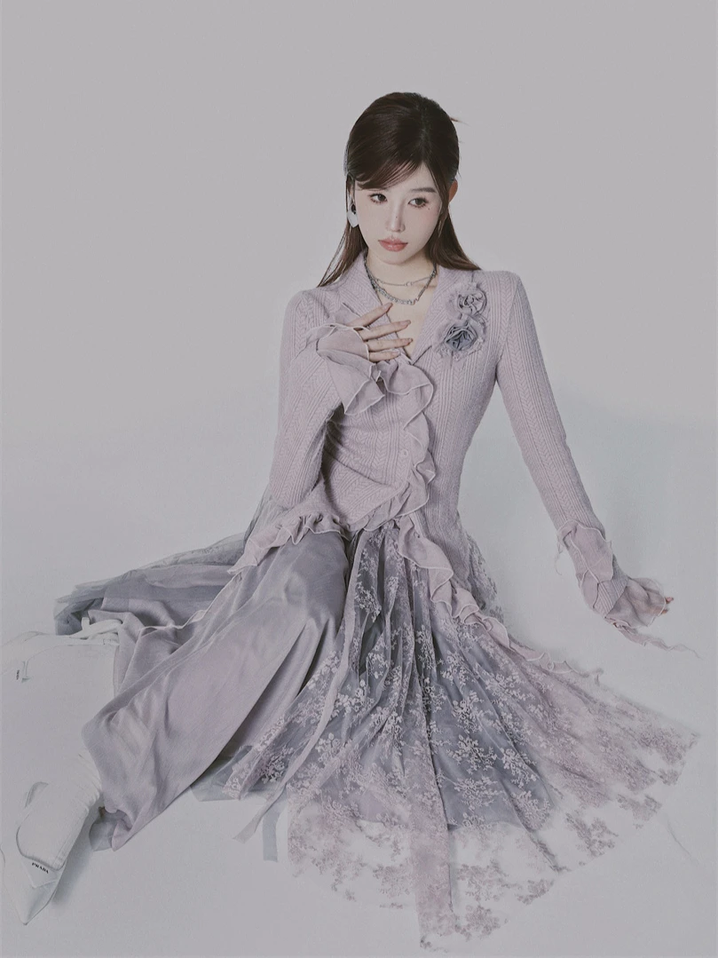 CHEERART Fairycore 󺥴   ̽ ĿƮ ,  ̽Ʈ Ī ø ÷ο ̵ ޽ ƫ ĿƮ 2023