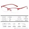 Myopia Glasses Women Blue Light Half Frame Computer Eyeglasses 2 PCS Female Ultralight Metal Square Nearsighted Eyewear 0 ~ -6.0 6