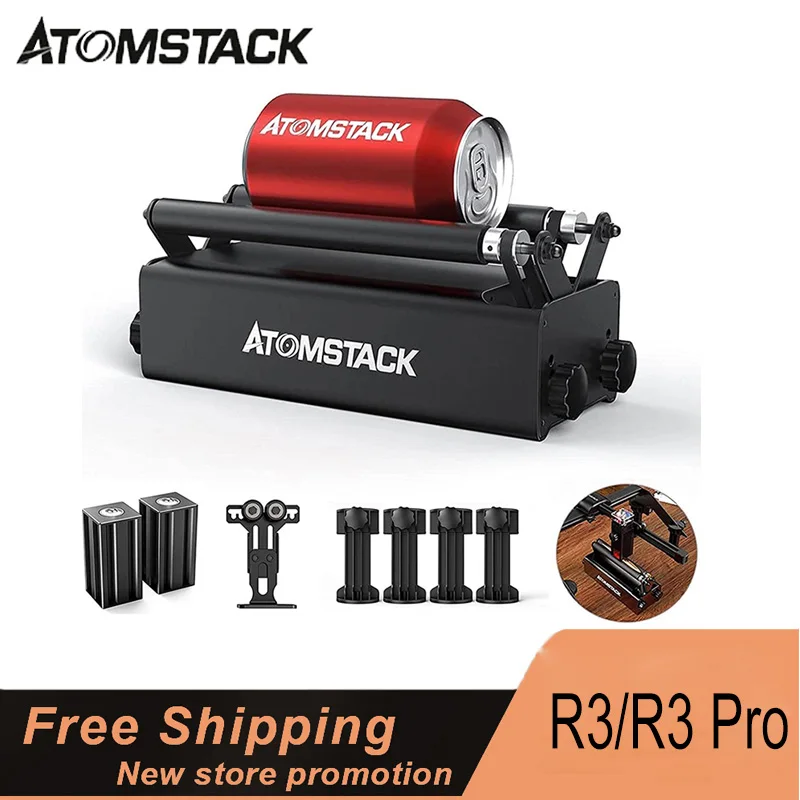 ATOMSTACK-R3-Pro-Grava-o-A-Laser-Eixo-Rolo-Rotativo-Dispositivo-CNC ...