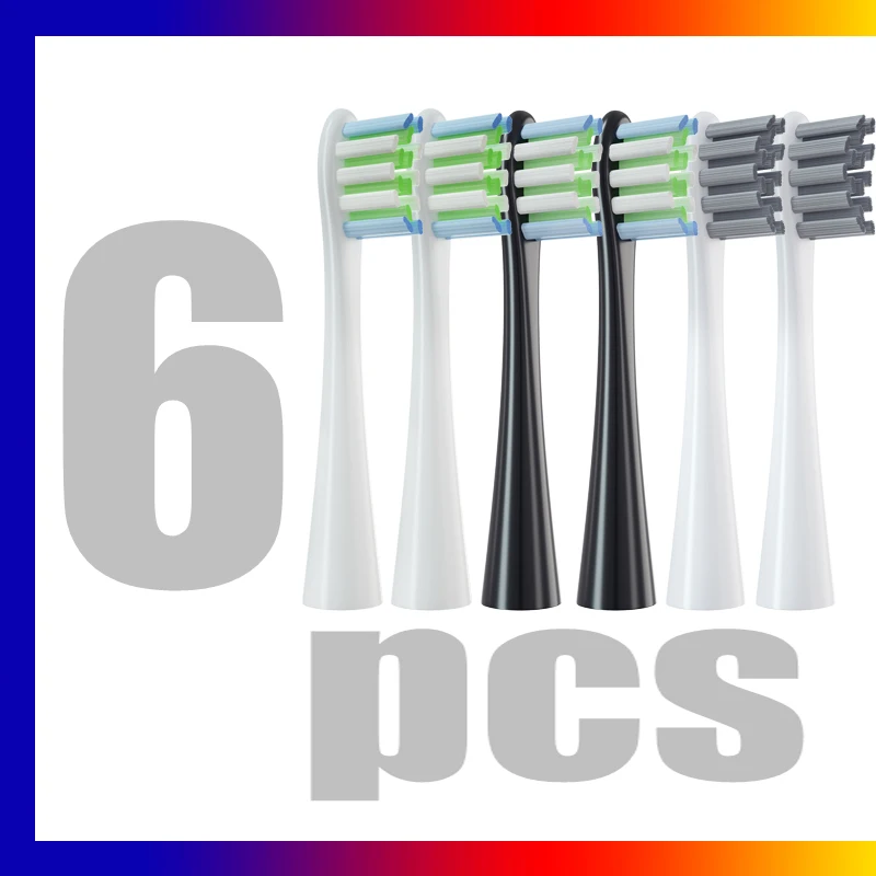 1 6pcs For Oclean Electric Toothbrush Replacement Brush Heads メーカー直送