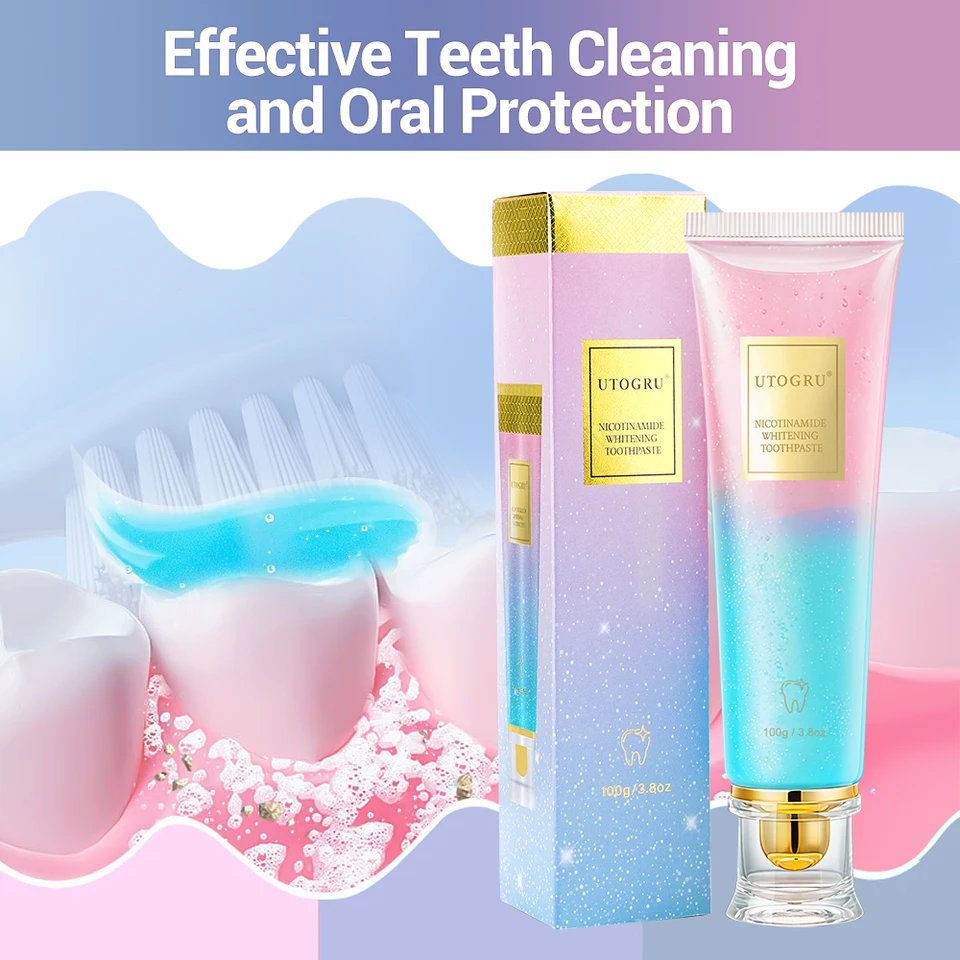 100g Niacinamide Whitening Refreshing Clean Teeth For Men And Women Fresh Breath Toothpaste To Remove Tooth Stains_voghion.com