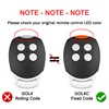 2PCS DITEC GOL4C Garage Door Remote Control Duplicator 433MHz Fixed Code Replacement Remote Control Garage Door Opener Command 2