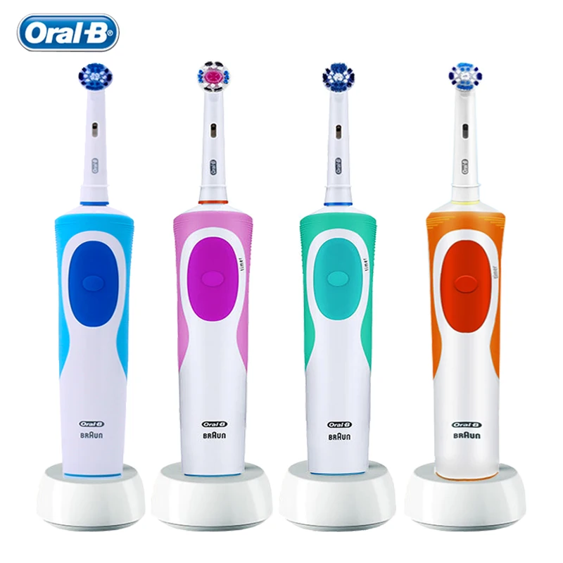 

Oral-B Vitality Rechargeable Electric Toothbrush Smart Rotating OralB Replacement Tooth Brush Heads Travel Box Gift