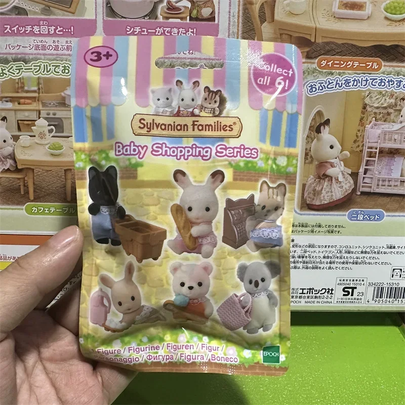Sylvanian Families Camping Toys Baby Anime Figures Room Ornaments Flocking Gifts