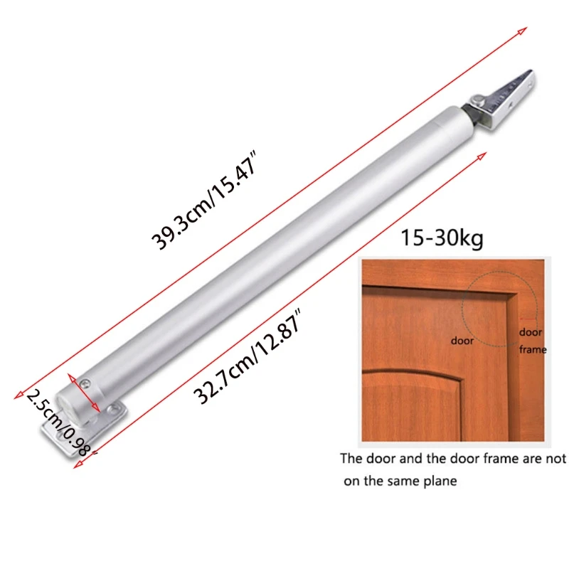

Adjustable Auto Mute Door with Door Opening Positioning Pneumatic Door Closing Device Fit for Many Types Door Dropship