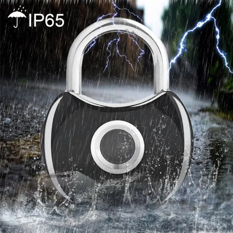 

Rechargeable Waterproof Security Protection Padlock Wifi Smart Home Fingerprint Lock Usb Rechargeable Fingerprint Padlock Tuya