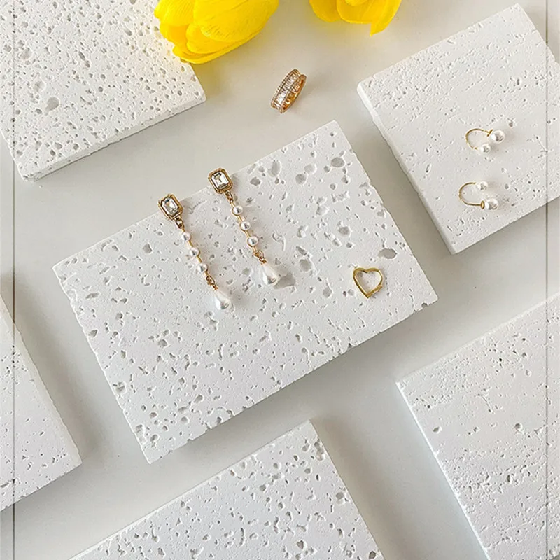 ins cave stone photo props decoration ornaments earrings jewelry necklace shooting props photography background party photo props