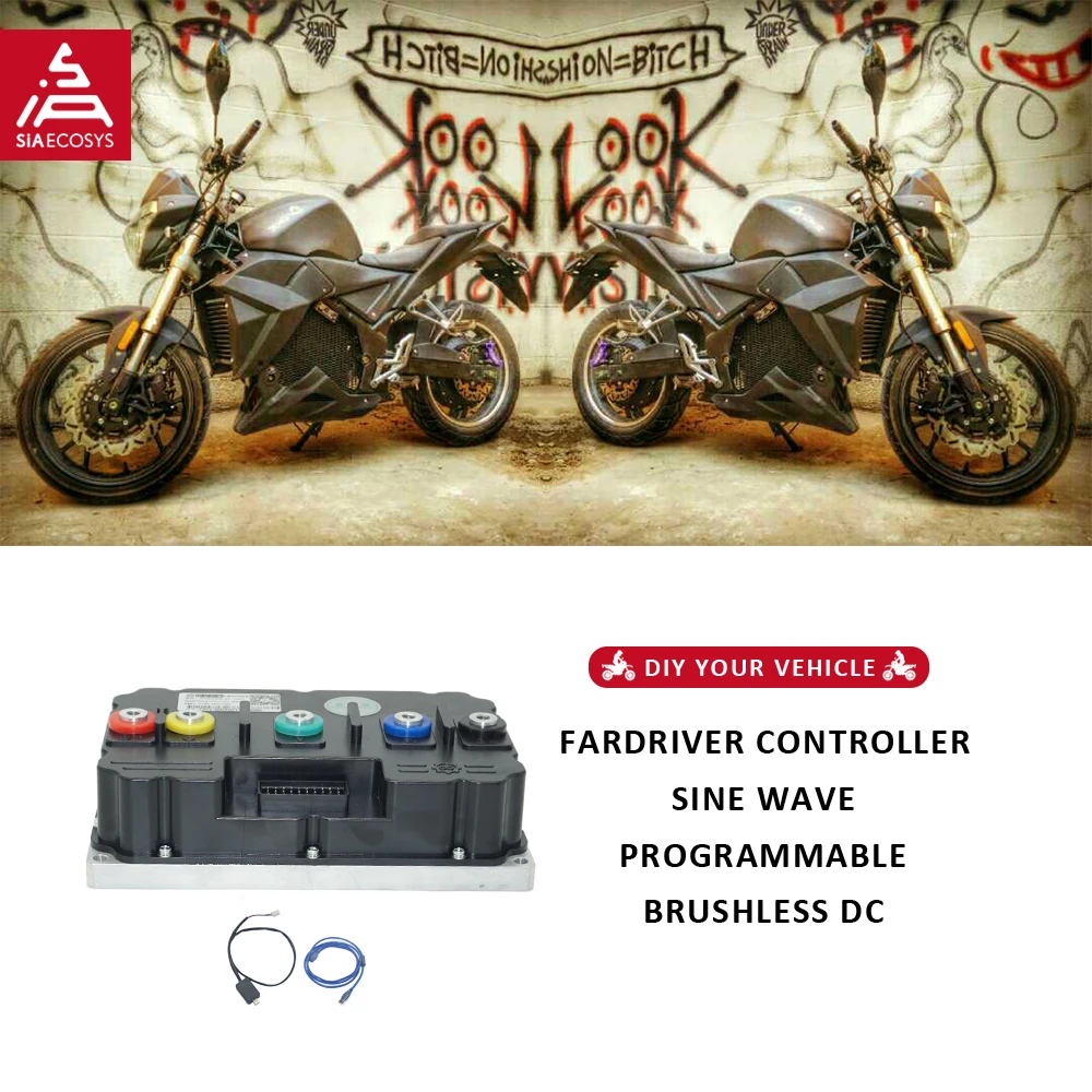 SIAECOSYS FarDriver ND721200 BLDC 600A 8-12kW High Power Electric Motorcycle Controller With Regenerative Brak