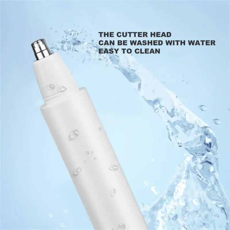 귀 코 헤어 커팅 머신, 블랙 저소음 커터, 헤드 보호 커버 디자인, USB 스마트 충전 가전 제품