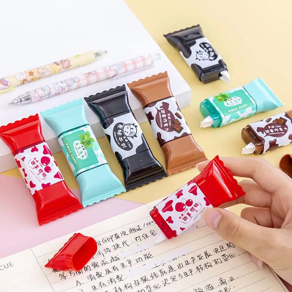 

1pc Candy Sweet Color Correction Tape Cute Kawaii Cartoon 3.5m Corrector Stationery Office School Supplies Gift