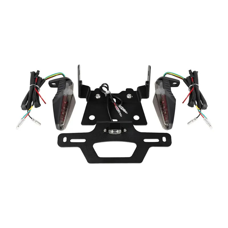 GSX-8S/R 2023-2025용 오토바이 번호판 홀더(통합 방향 지시등 포함)-액세서리