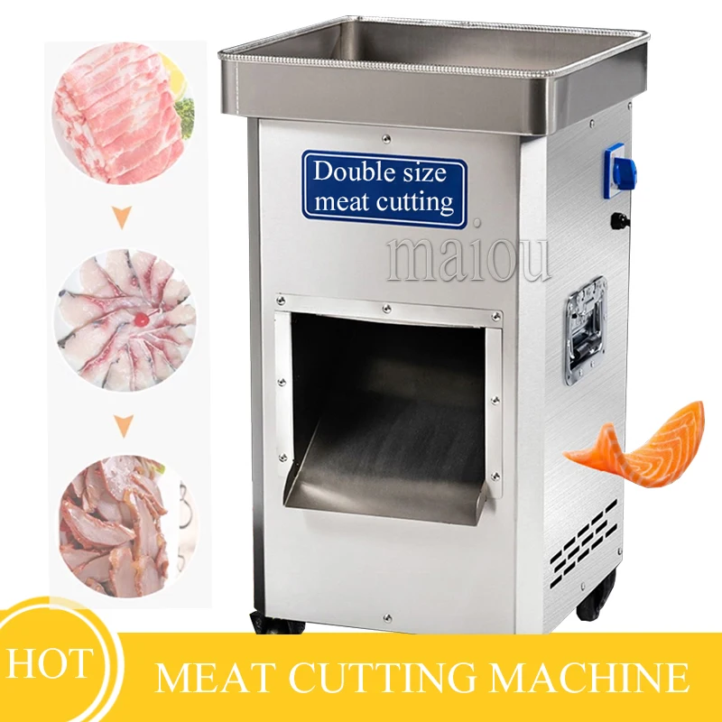 

220V Electric Slicer Meat Cutter Machine Commercial Stainless Steel Meat Slicer Cutting Machine