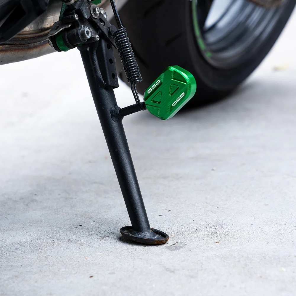 CNC Motorcycle Kickstand Extension Foot Pad Enlarger