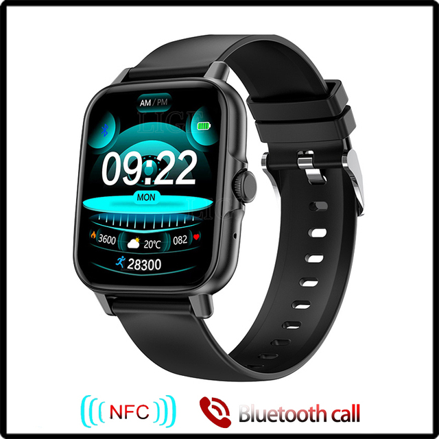 2022 New NFC Smart Watch Men Women 1.69 Inch HD Heart Rate Fitness Tracker Bluetooth Call Men Smartwatch For Huawei Xiaomi