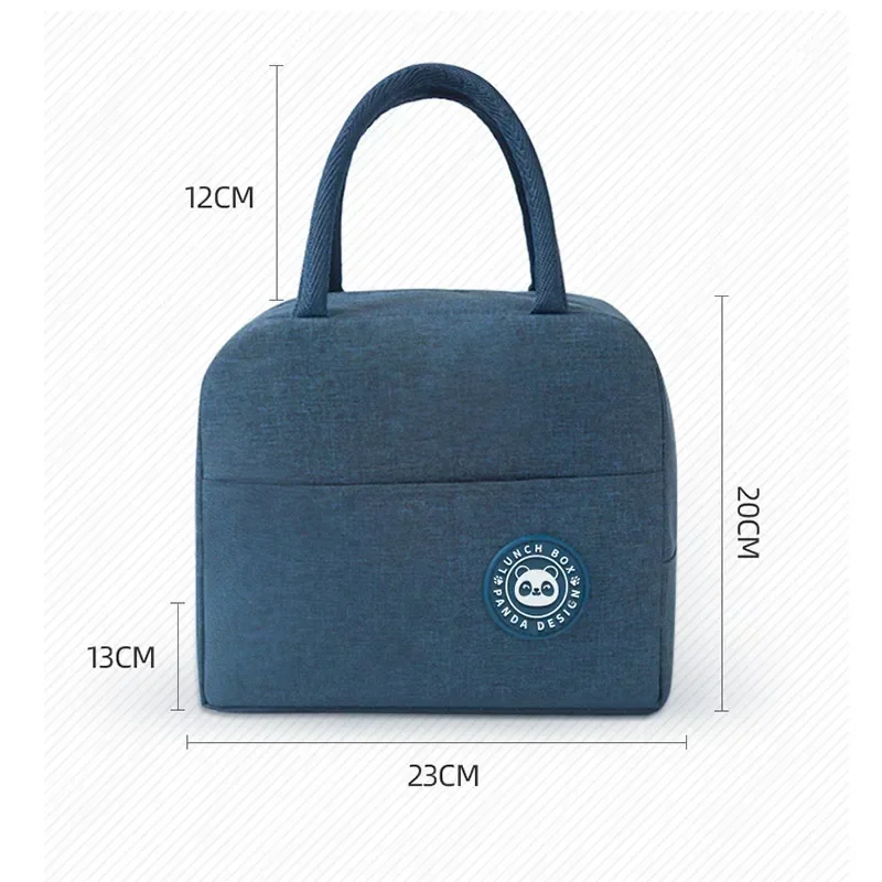 lunch bag Insulated Lunch Bag Handle Insulation Cooler Bag Women Kid Lunch Box Picnic Travel Portable Food Storage Thermal Food