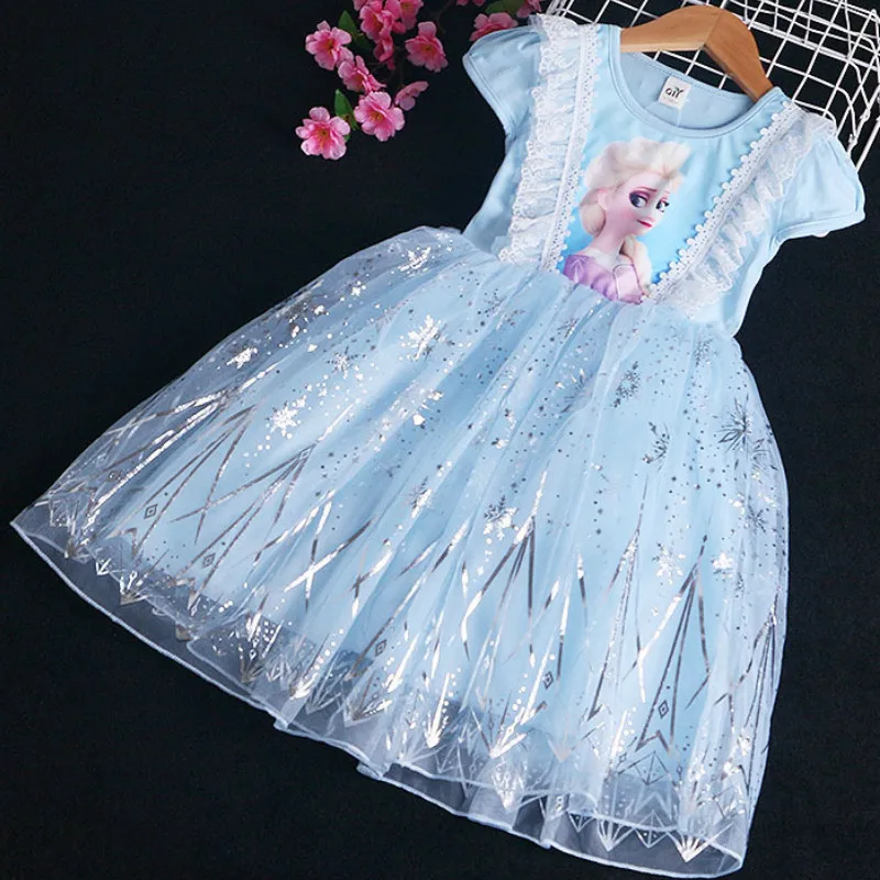 Summer Frozen Elsa Mesh Princess 