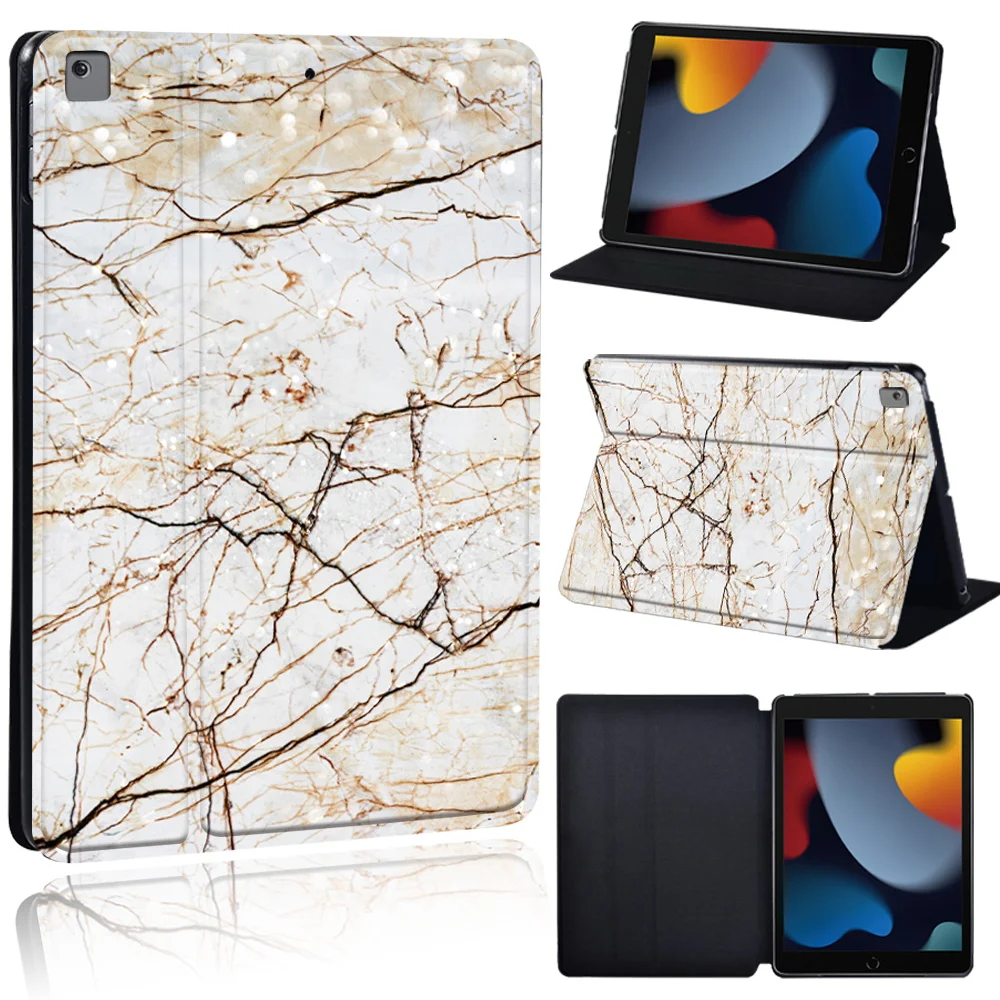 

Marble Cover for IPad 9th 10.2 Case for IPad 8th 7th Generation Pu Leather Tablet Case for IPad 2 3 4 Gen 9.7"/Mini 1 2 3 4 5 6