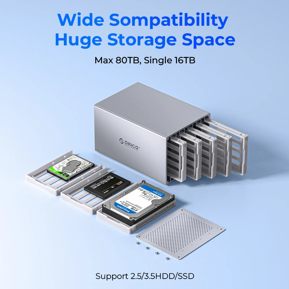 240TB HDDケース USB3.1Gen2 ハードディスク 大容量 【公式通販】