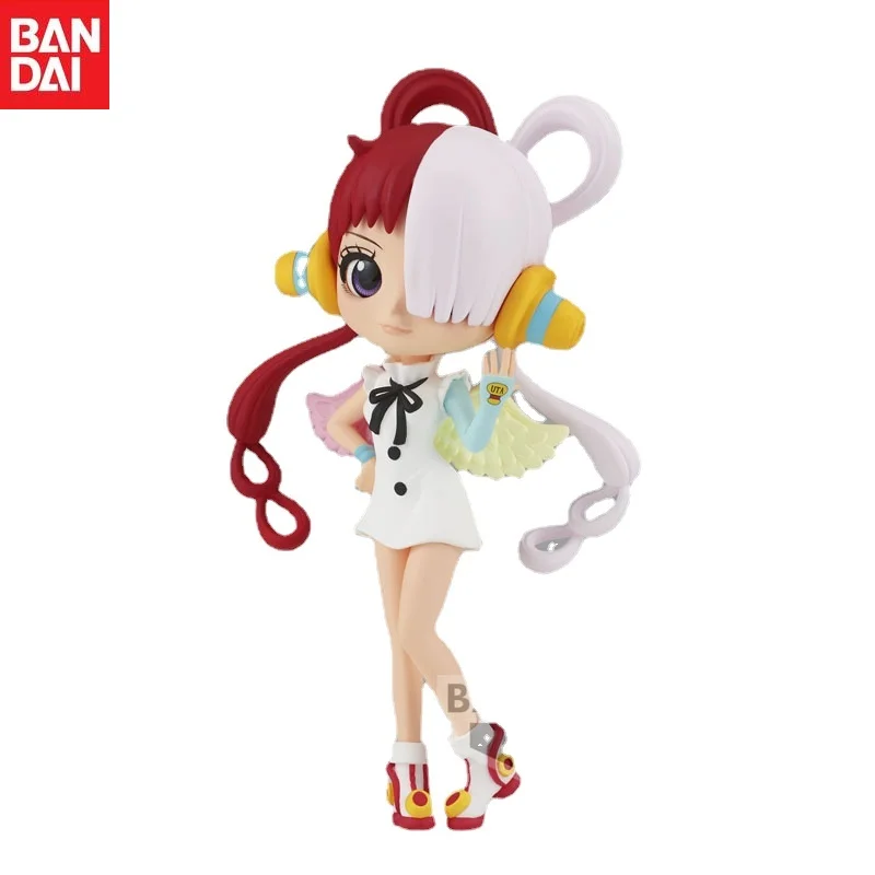 

In Stock Bandai Original Q Posket Anime ONE PIECE FILM RED UTA Action Figure Model Decorate Gifts