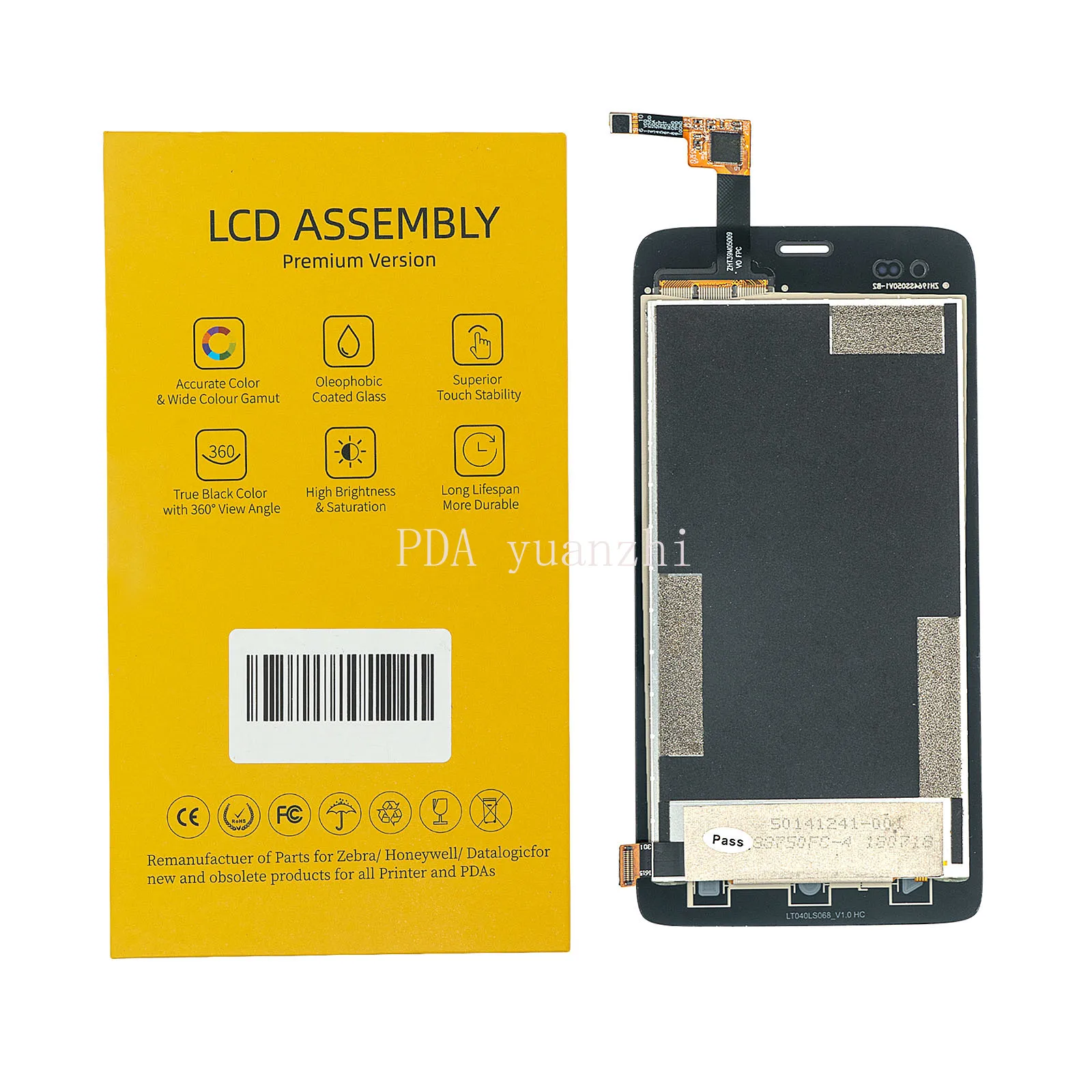 Módulo Lcd com Touch Screen Digitalizador para Honeywell Eda51 - Imagem 6