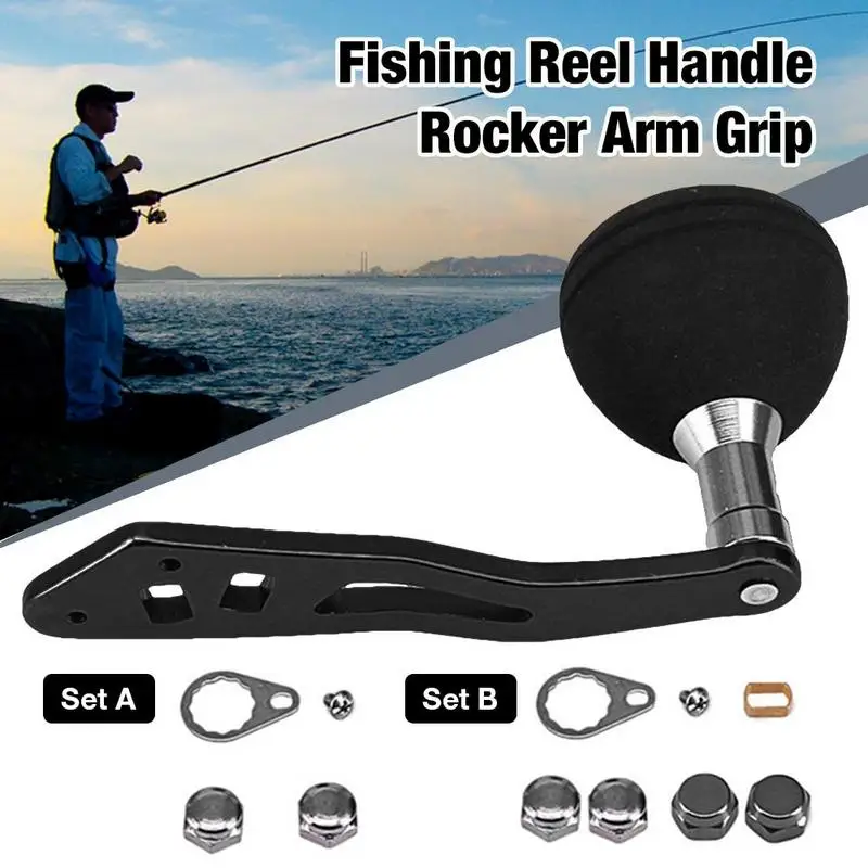 Fishing Reel Handle Metal Knobs Handle Grip Fishing Spinning Reel Rocker  Arm Grip Fishing Reel Modification Fishing Equipment - AliExpress