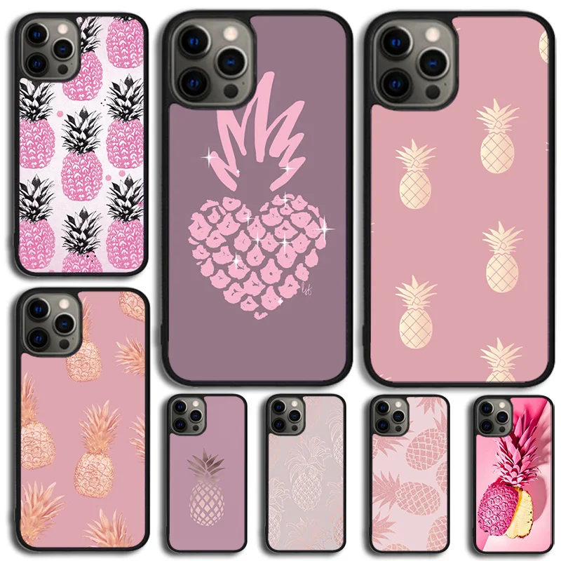 Custodia Per Telefono Carino Ananas Pink Fruit Hawaii Per Iphone 15 14 Se Xr Xs 11 12 13 Mini Pro Max 6 7 8 Plus