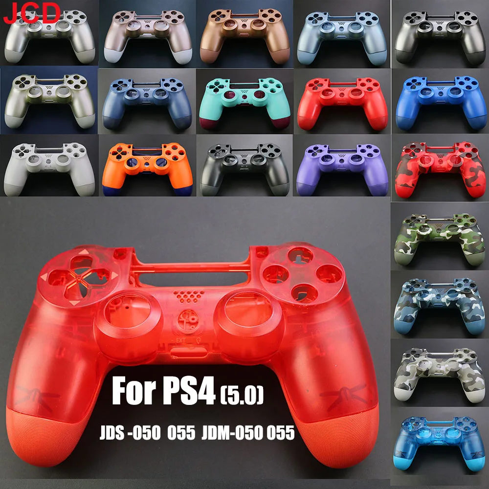 

JCD High Quality DIY Full Shell Case Housing For PS4 5.0 Controller Replacement Parts Joystick JDS-050 JDS 055 JDM 050 JDM 055