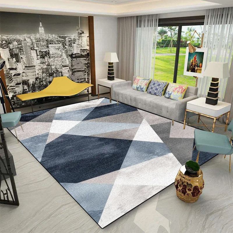 Modern Luxury Geometric Carpet Decoration Living Room Large Size Rug Home Sofa 200x300 Cm Area Rugs Bedroom Bedside Non-slip Mat 2