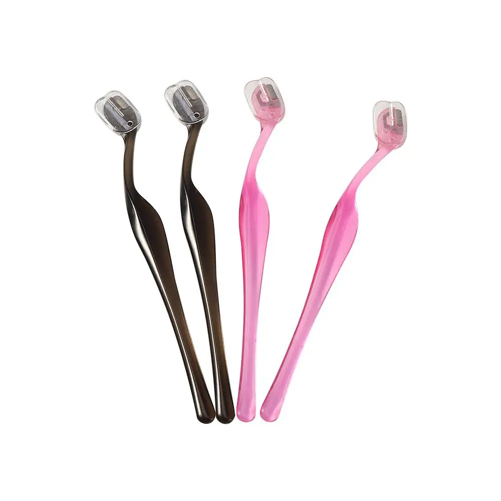 2Pcs Portable Makeup Eye Brow Razor Blade Eyebrow Trimmer Shaper Shaver Face Hair Remover Set Cosmetics Women Fashion NEW 6