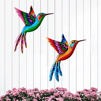 Metal Hummingbird Decor 1