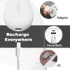 360 Degree Customized USB Rechargeable Professional Electric Pedicure Foot File Callus Remover Machine With Led Light 6