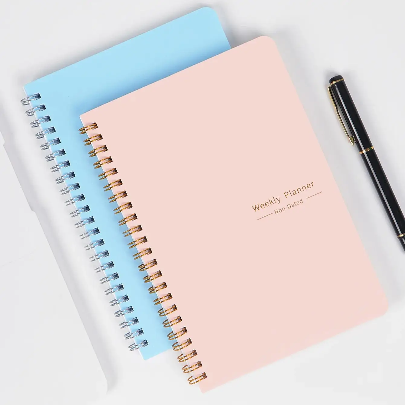 Weekly Goals Planner - A5 Spiral-Bound Agenda for Daily and Future Planning