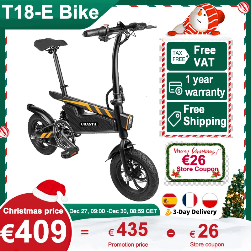 Rower elektryczny 12 cal mini rower elektryczny 36v miasta eBike 500W Max potężny składany rower