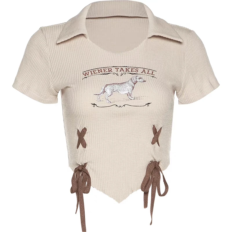HELIAR Women Y2K Sexy T-shirt Image 7