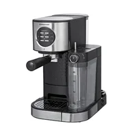 4 in 1 Knob Control Espresso Machine Stainless Steel Coffee Maker with Grinder Machine 3L Water Tank 2