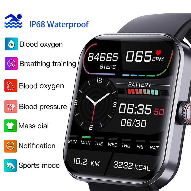 

SmartWatch Women 24Hour Heart Rate Monitoring for Xiaomi Clock Watch Blood Oxygen Information Reminder Men Sport Fitness Bangles