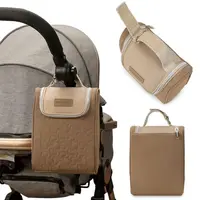 Insulation Bag Baby Feeding Milk Warmer Baby Bottle Stroller Hang Bag Mommy Clutch Bag Stroller Accessories Bottle Holder