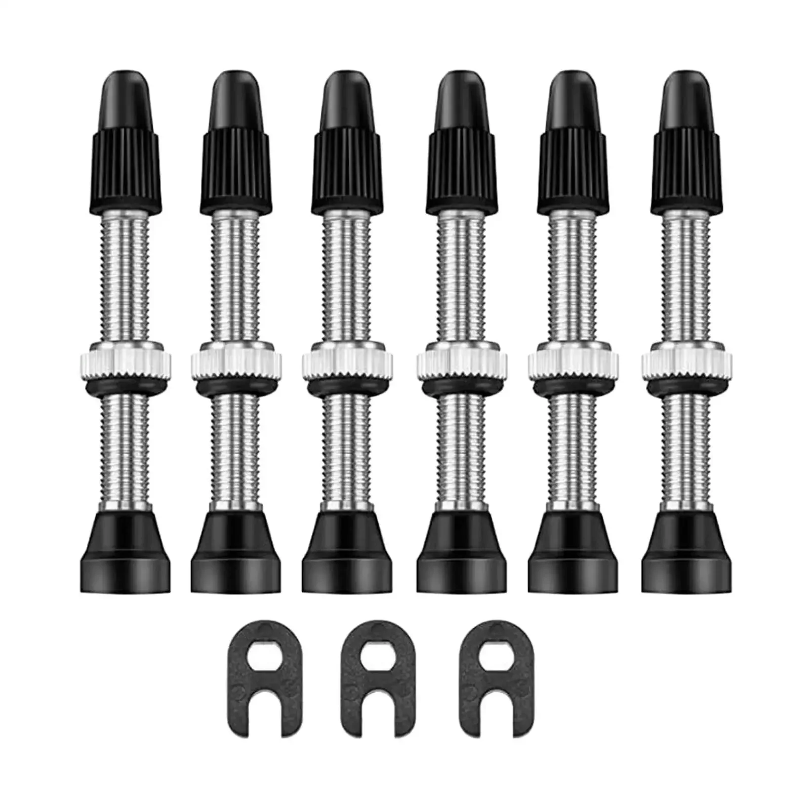 3Pair Removable Tubeless Kernel Valve Stem 40mm Mountain Bike Tire Repair 3Pair Removable Tubeless Kernel Valve Stem 40mm Mountain Bike Tire Repair