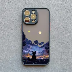 Enchanted Midnight Cat Shockproof Phone Case - iPhone 13 Mini (Black YHM 2)