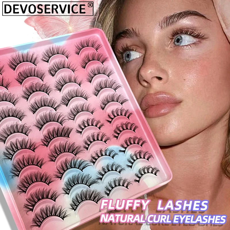 

Lashes Curl Thick False Eyelashes Natural Russian Strip Lashes Pack Multi Style Eye Lashes Extensions Maquiagem Faux Cils