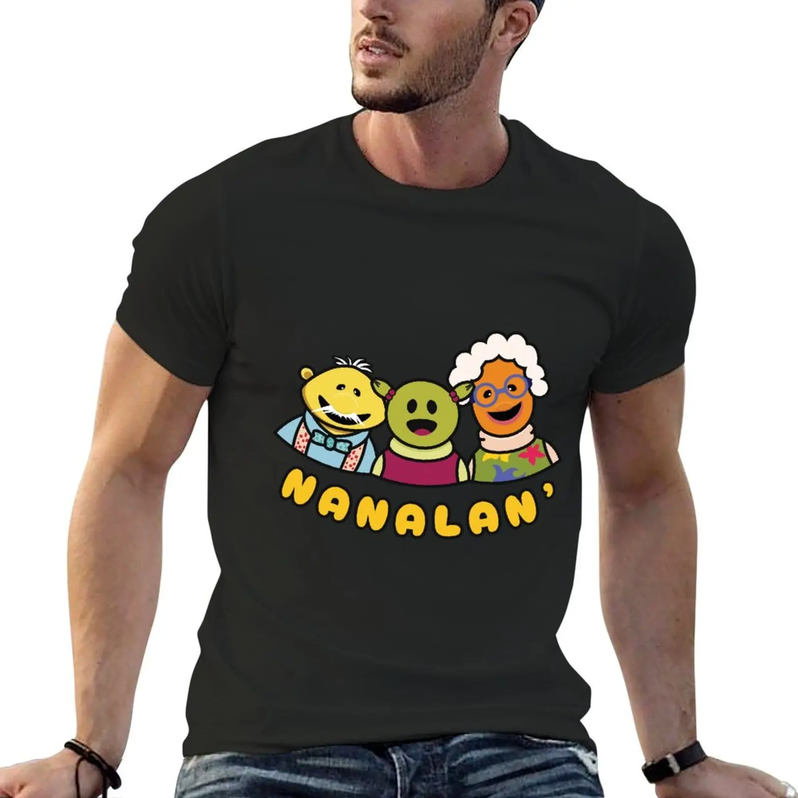 

Nanalan Mona family T-shirt aesthetic clothes new edition t shirts men