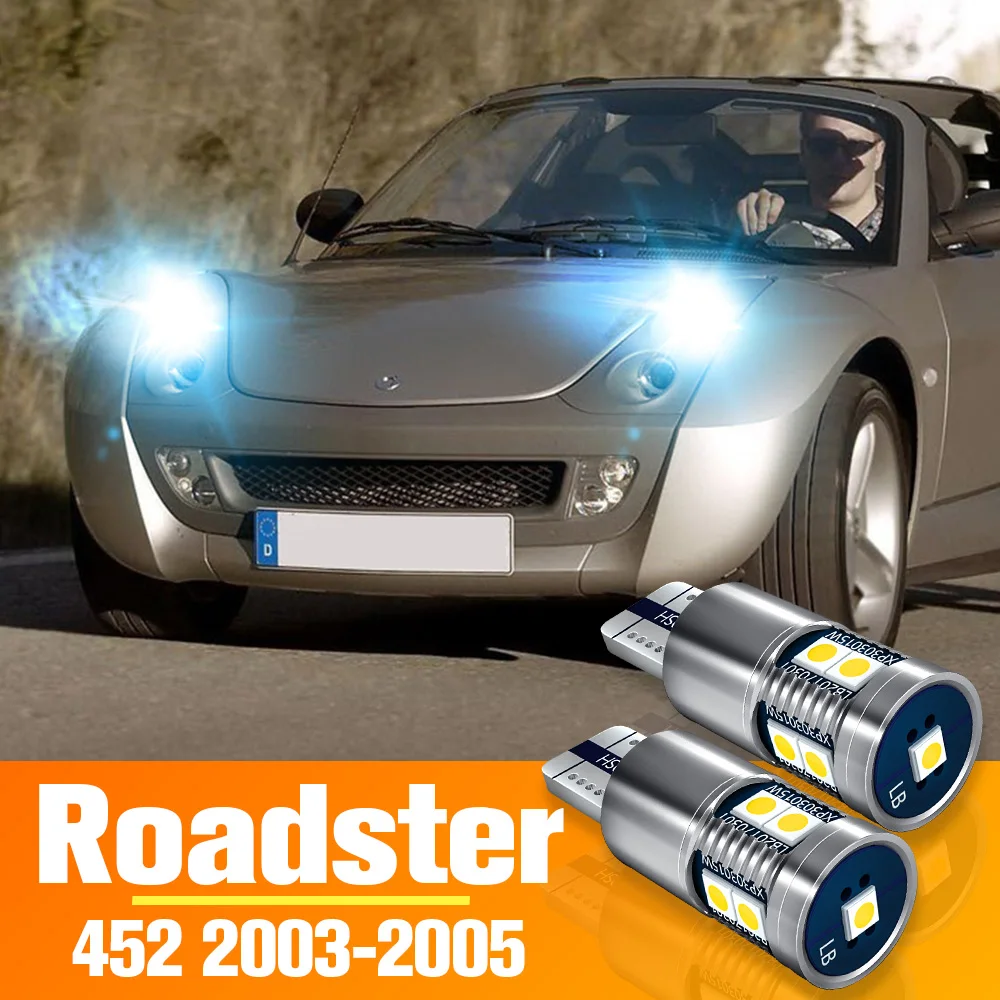 

2pcs LED Parking Light Clearance Bulb Accessories For Smart Roadster 452 2003 2004 2005