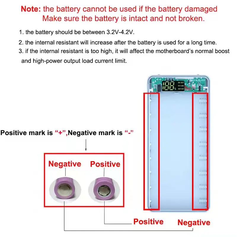 18650 Battery Power Bank Case Dual USB Micro USB Type C Holder Case For Iphone Xiaomi Mobile Phone Battery Storage Box